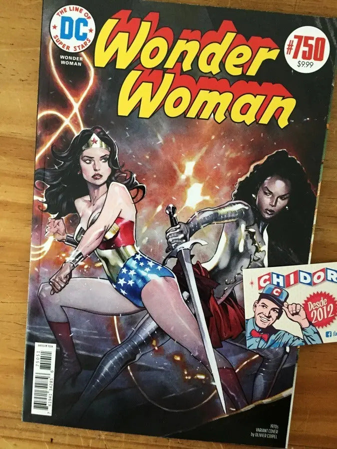 Comic - Wonder Woman #750 Oliver Coipel 1970's Variant