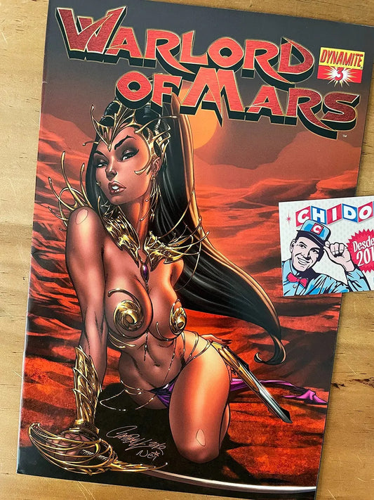 Comic - Warlord Of Mars #3 Scott Campbell Sexy