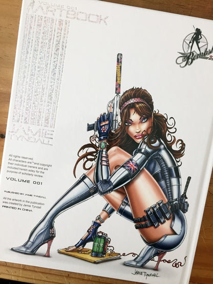 Libro - Sketchbook Volume 1 Jamie Tyndall Pasta Dura Firmado