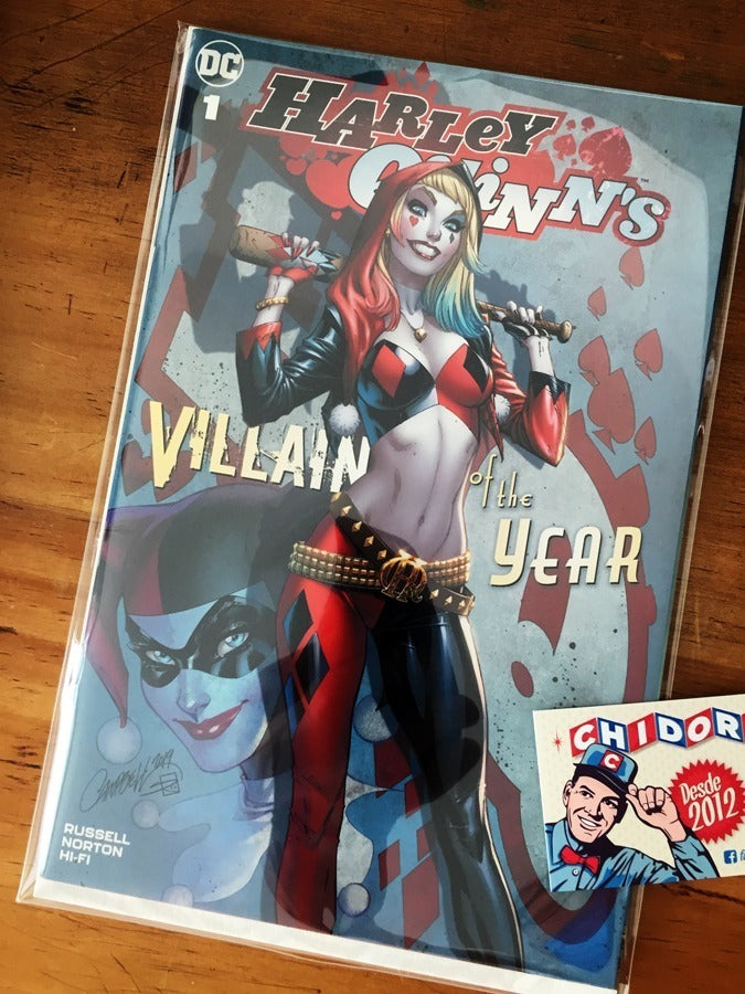 Comic Set - Harley Quinn's Villain Of The Year #1 Campbell
