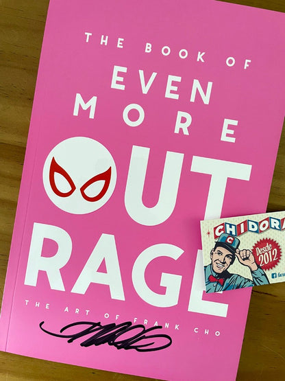 Sketchbook - Even More Outrage Frank Cho Firmado Sdcc Sexy