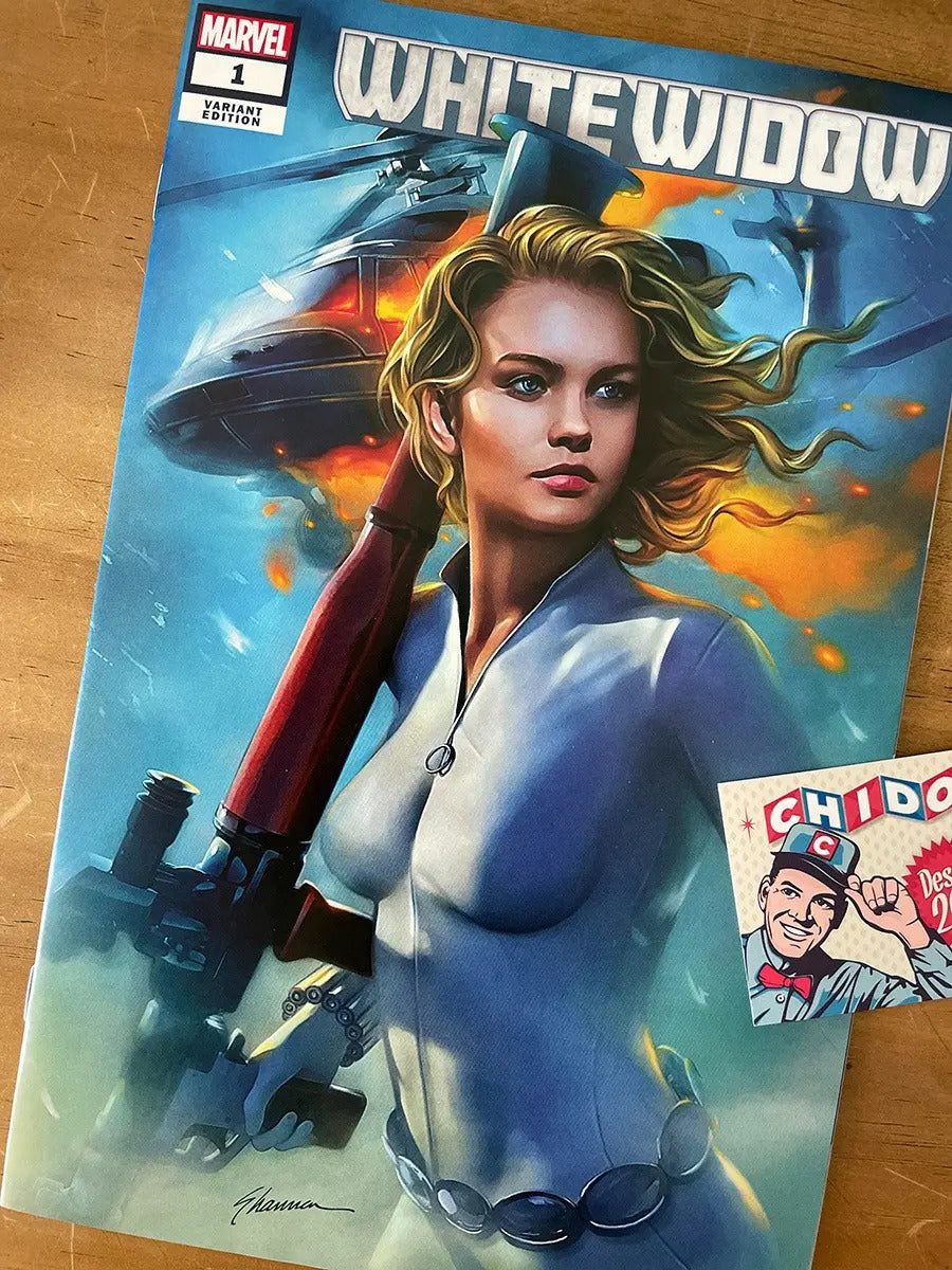 Comic - White Widow #1 Shannon Maer Sexy Variant Ltd 500 Coa