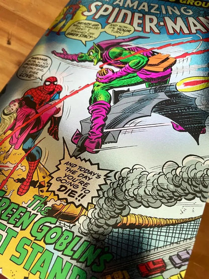 Comic - Amazing Spider-man #122 Foil Green Goblin Romita