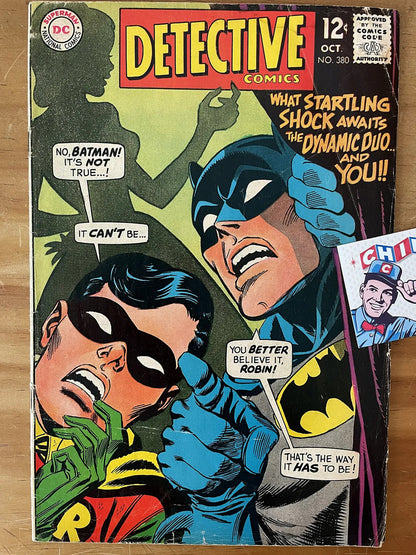 Comic - Detective Comics #380 Infantino Batman Robin 1968
