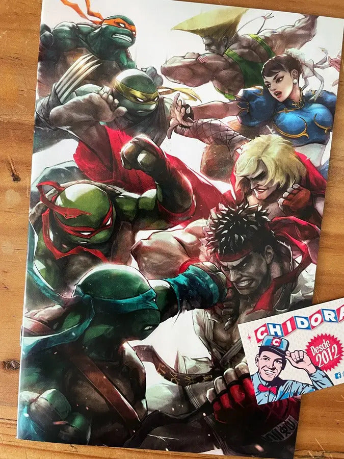 Comic - Tmnt Ninja Turtles Vs Street Fighter #1 Ivan Tao