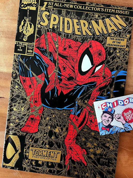 Comic - Spider-man #1 Torment Todd Mcfarlane Gold Variant