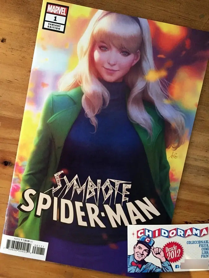 Comic - Symbiote #1 Gwen Spider-man Artgerm Stanley Lau