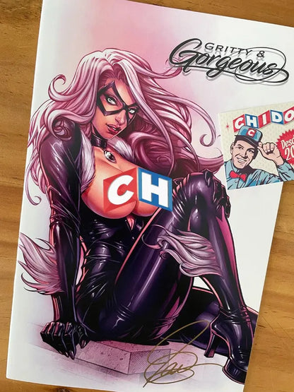 Sketchbook - Gritty & Gorgeous Varese Sexy Cover B Black Cat