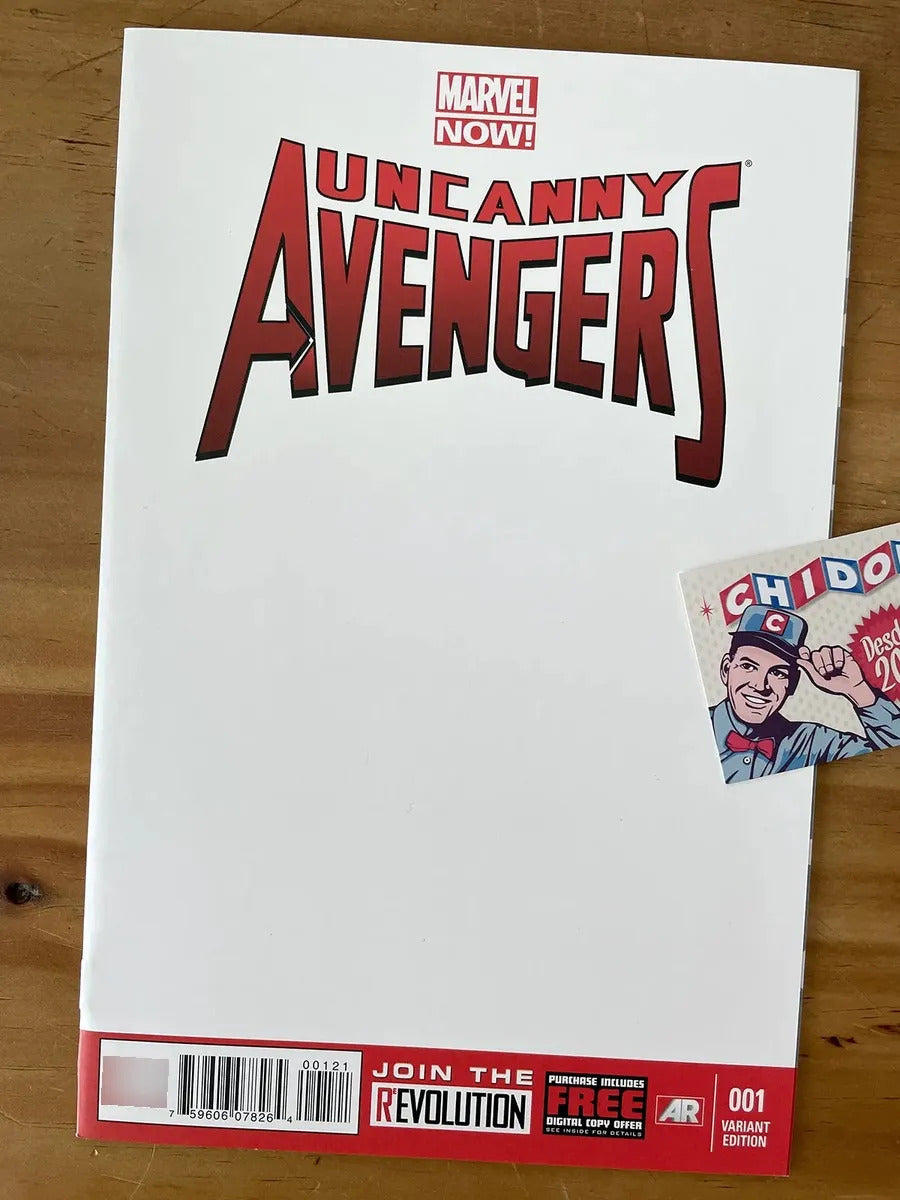 Comic - Uncanny Avengers #1 Blank Variant