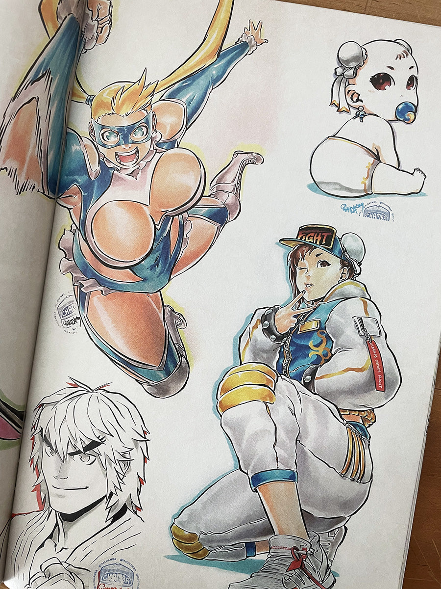 Comic - Udon X Capcom Sk Etch Book Alpha #1 Blank Variant Vf