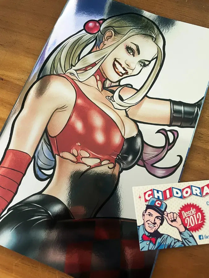 Comic - Harley Quinn #28 Megacon 2023 Foil Lobos Sexy