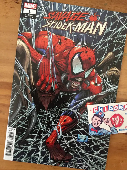 Comic - Savage Spider-man #1 Torment Homage Sandoval