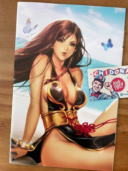 Comic - Street Fighter Masters Chun-li #1 Leirix Black Cover