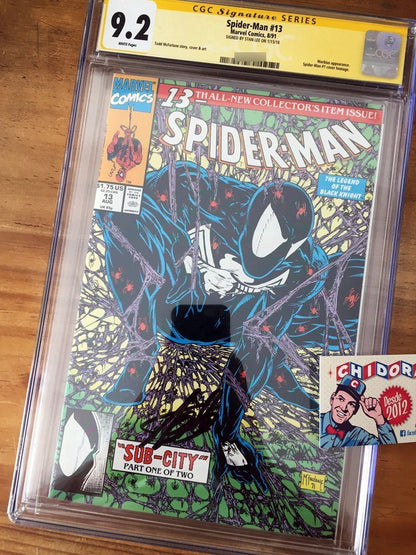 Comic Cgc - Spider-man #13 Mcfarlane Torment Stan Lee Firma