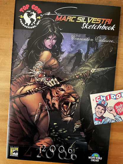 Comic - Marc Silvestri Sketchbook Convention Sdcc Exclusive