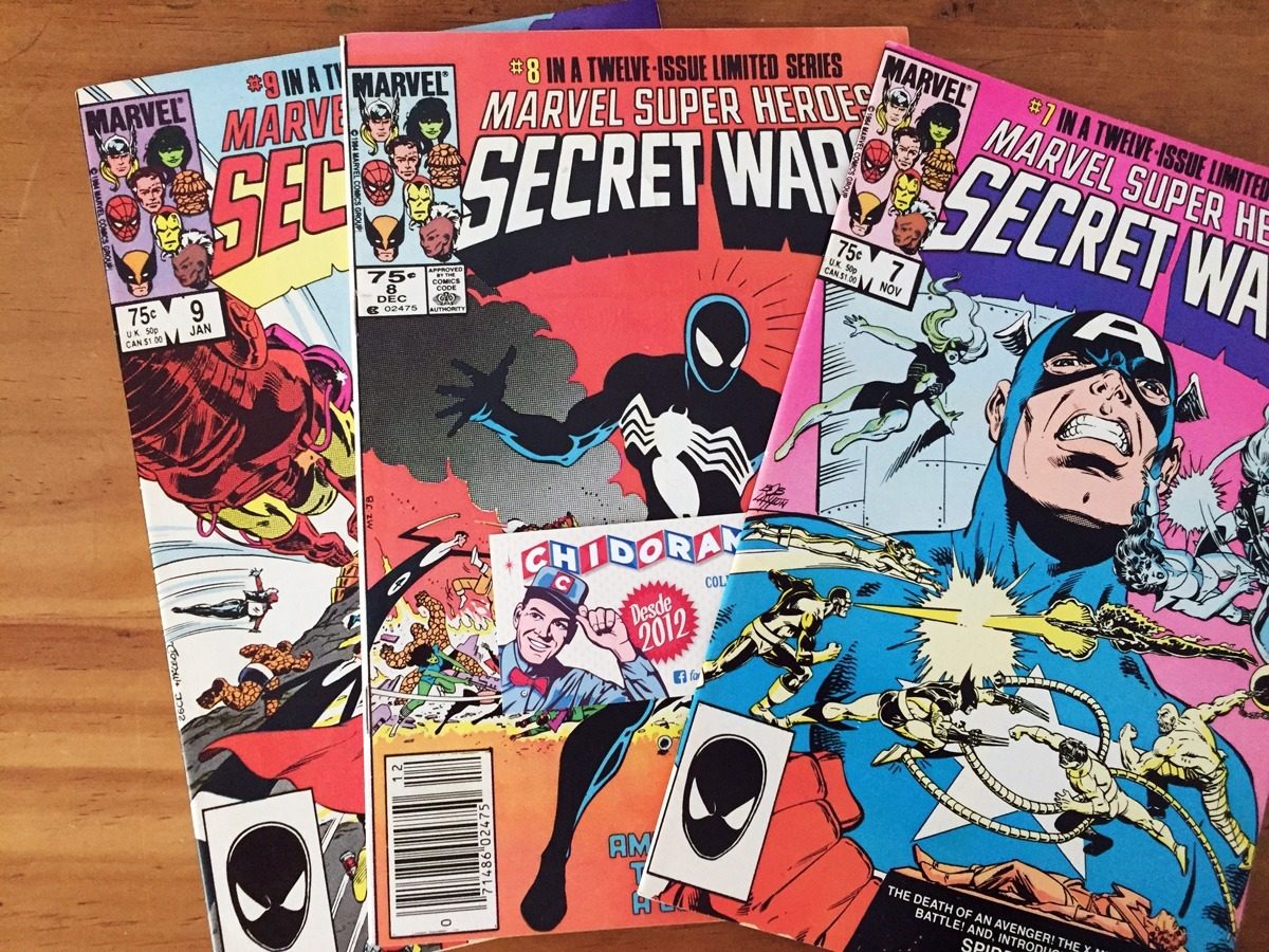 Comic Set - Secret Wars 1984 Black Spider-man Jim Shooter