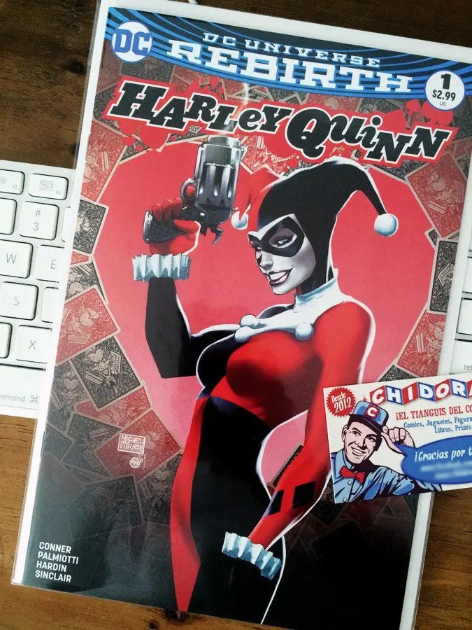 Comic - Harley Quinn Rebirth #1 Michael Turner Color Aspen