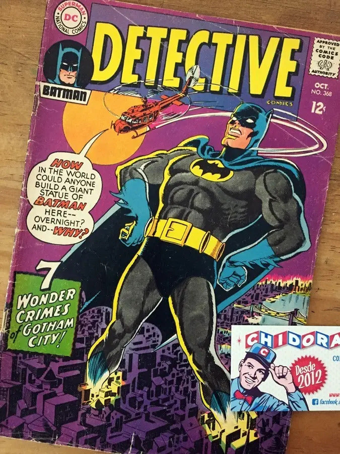 Comic - Detective Comics #368 Batman Robin Fair Bob Kane