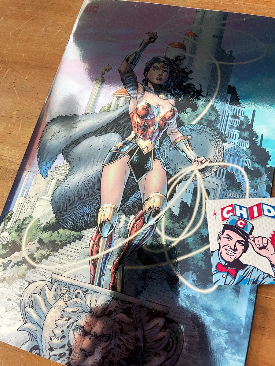 Comic - Dawn Of The Dc Wonder Woman #1 Jim Lee Foil Sexy