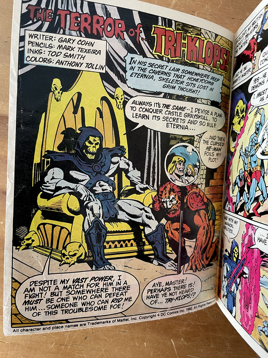 Mini Book - Masters Of The Universe 1982 Mattel Tri-klops