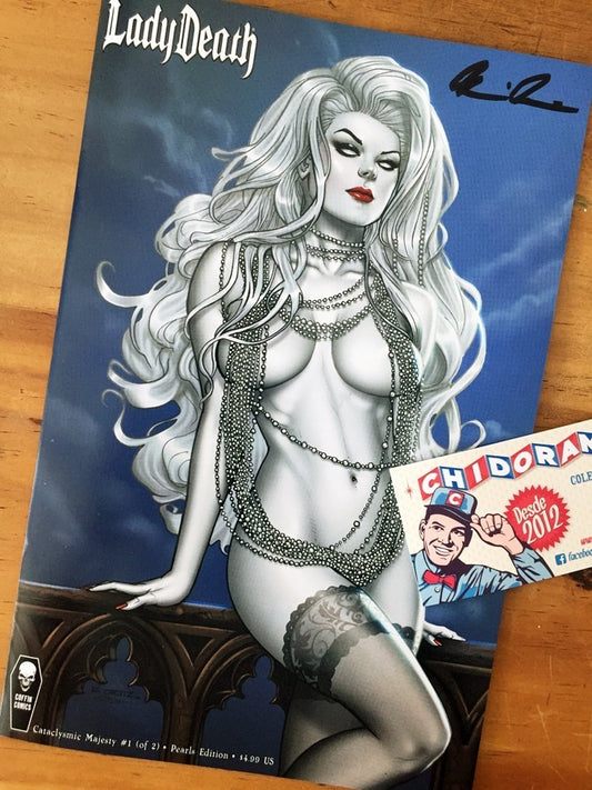 Comic - Lady Death Cataclysmic Pearls Firma Coa Sexy