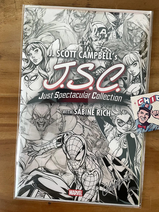 Comic - Just Spectacular Collection Scott Campbell Sketch
