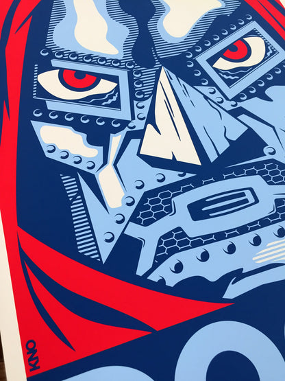 Cuadro De Autor - Litografía Print Dr Doom Marvel Firmada