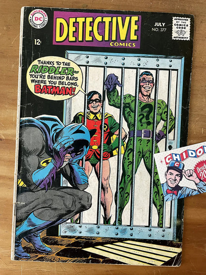 Comic - Detective Comics #377 Novick Batman Robin 1968