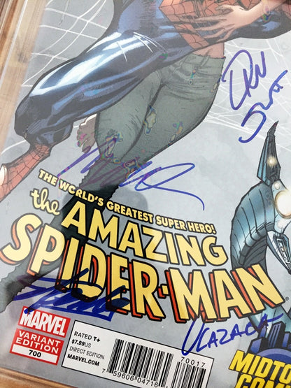 Comic Cgc - Amazing Spider-man #700 Stan Lee Firma Campbell