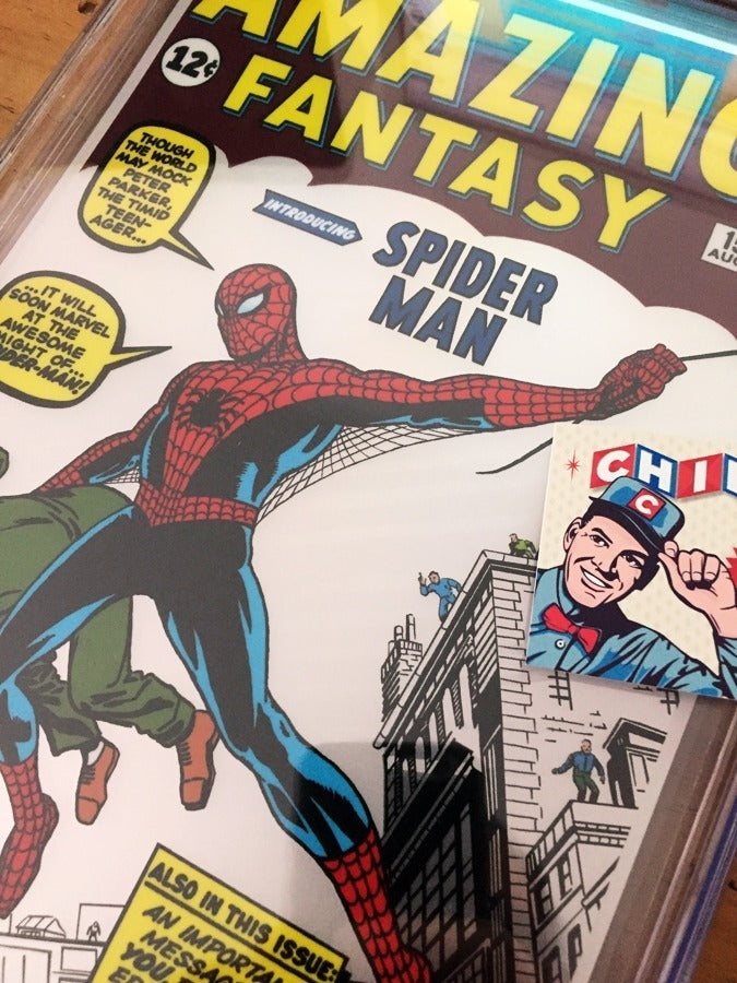 Comic - Amazing Fantasy #15 Silver Cover 1 Oz Plata Pura Cgc