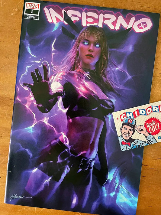 Comic - Inferno #1 Shannon Maer Sexy Variant Magik