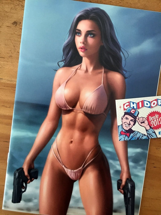 Comic - Gun Honey #4 Will Jack Variant Sexy