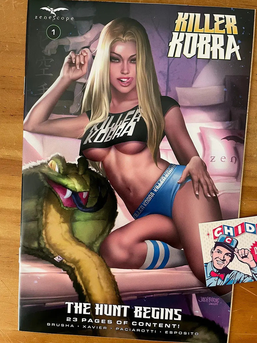 Comic - Killer Kobra #1 Josh Burns Sexy Variant