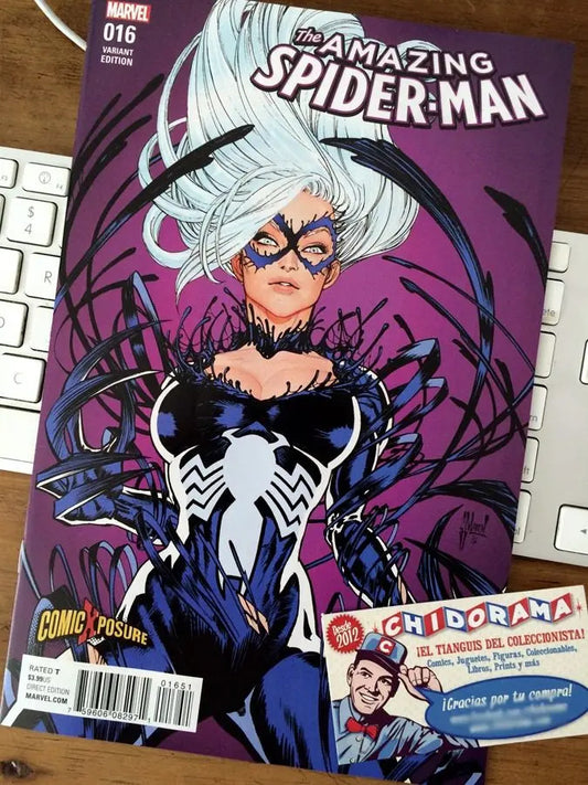 Comic - Amazing Spider-man #16 March Guillem Venom Black Cat