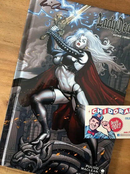Comic - Lady Death Nightmare Symphony #1 Hard Cover Coa