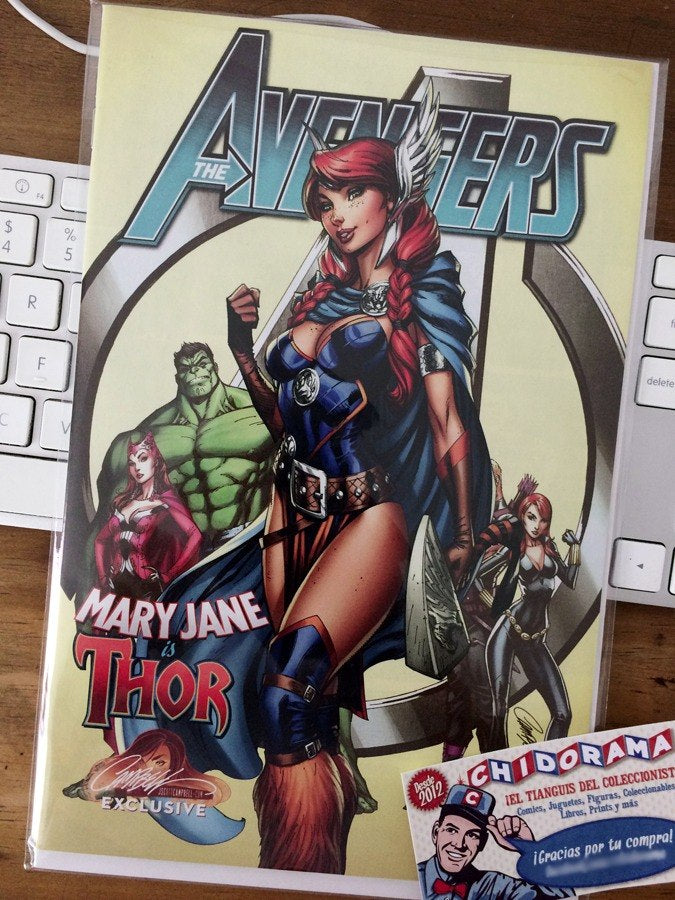 Comic Set - Avengers #8 Scott Campbell Mary Jane A B C