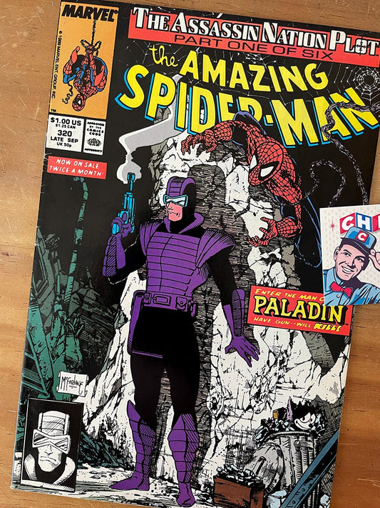 Comic - Amazing Spider-man #320 Todd Mcfarlane Silver Sable