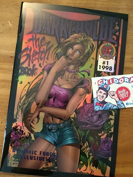 Comic - Darkchylde #1 1998 Dynamic Forces Coa Chrome Cover