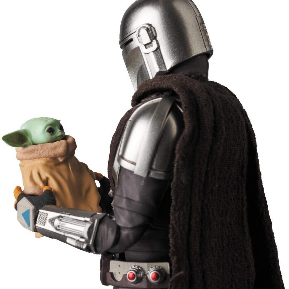 Figura - Mandalorian & Child Mafex Medicom Auténtico Grogu