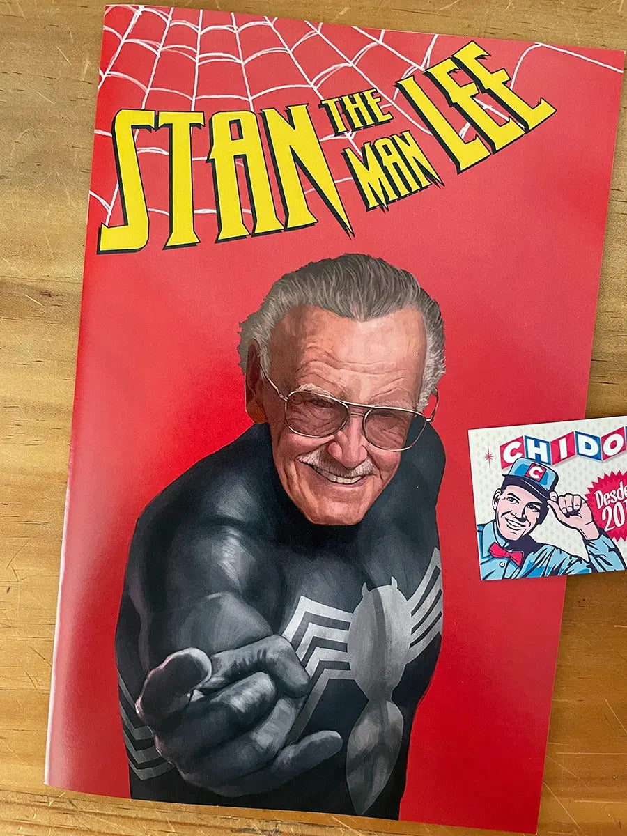 Comic - Stan Lee The Man Tributo Venom Black Spidey Variant