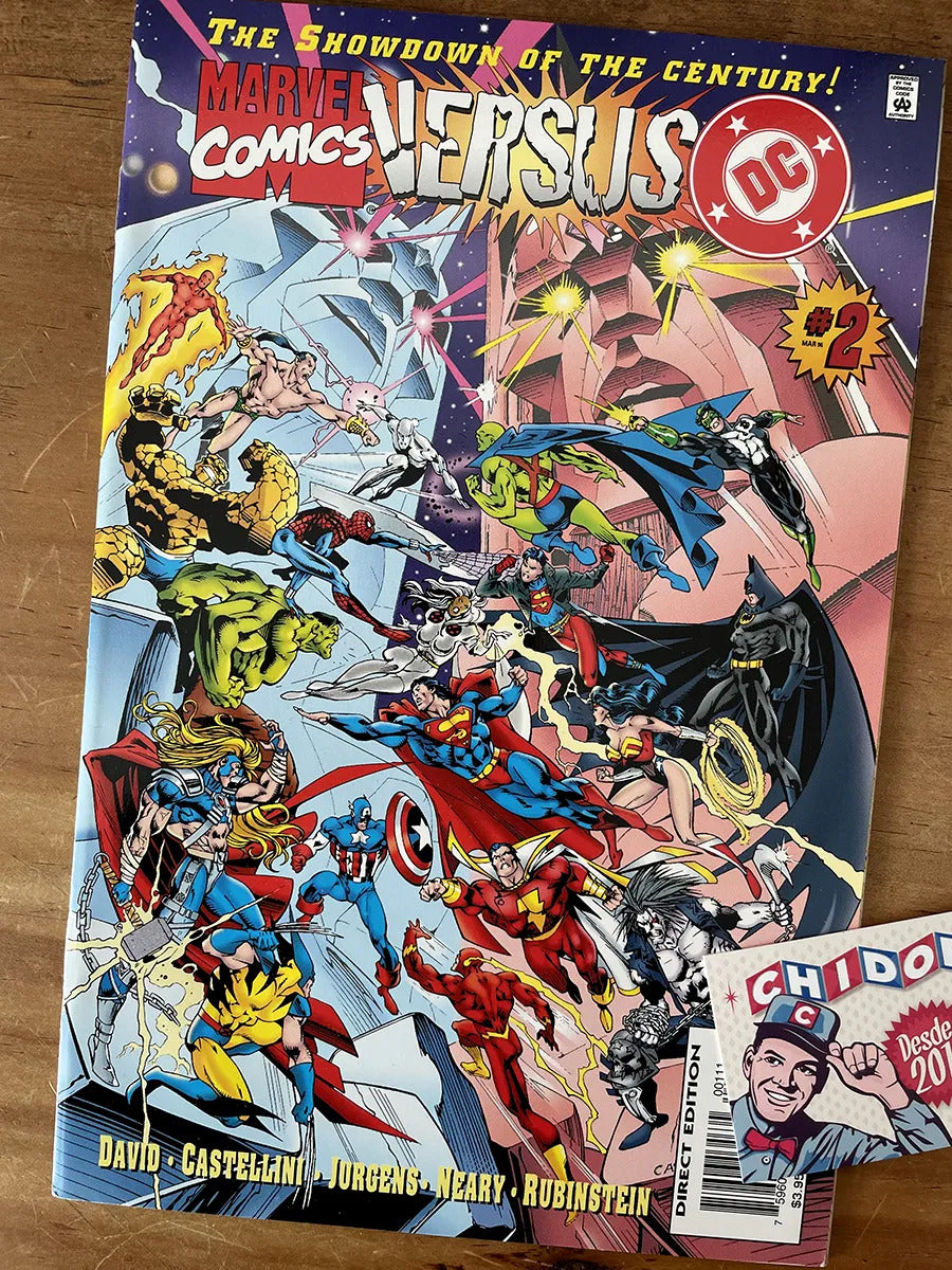 Comic Set - Marvel Vs Dc Wolverine Superman Spider-man