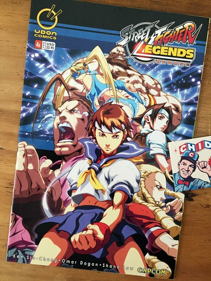 Comic Set - Street Fighter Legends Cammy Chun Li Sakura