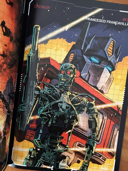 Comic - Transformers Vs Terminator 1 Alan Quah T-800 Optimus