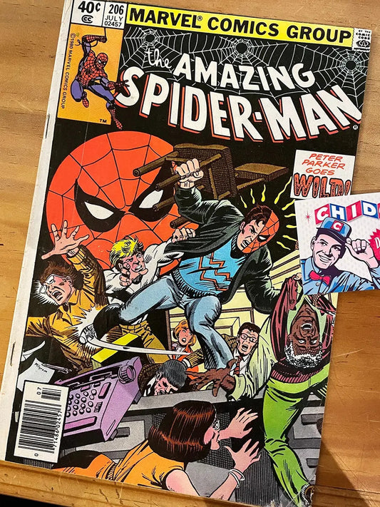 Comic - Amazing Spider-man #206 Al Milgrom Peter Parker