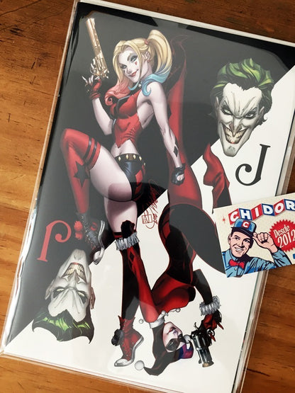 Comic Set - Harley Quinn's Villain Of The Year #1 Campbell