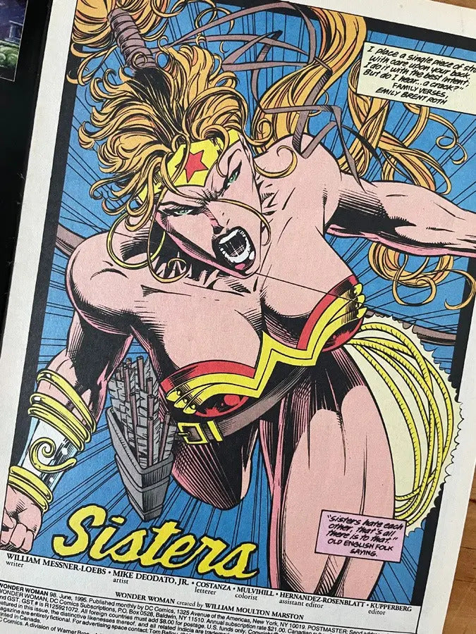 Comic - Wonder Woman #98 Bollard Mike Deodato