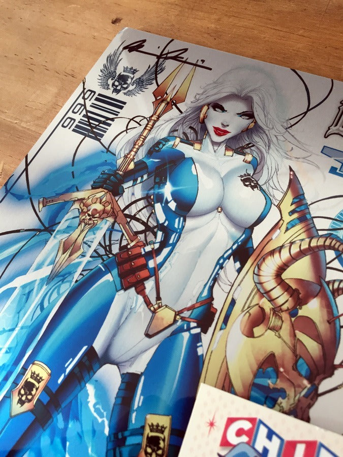 Comic - Lady Death Nightmare Symphony #1 Metal Tyndall Coa