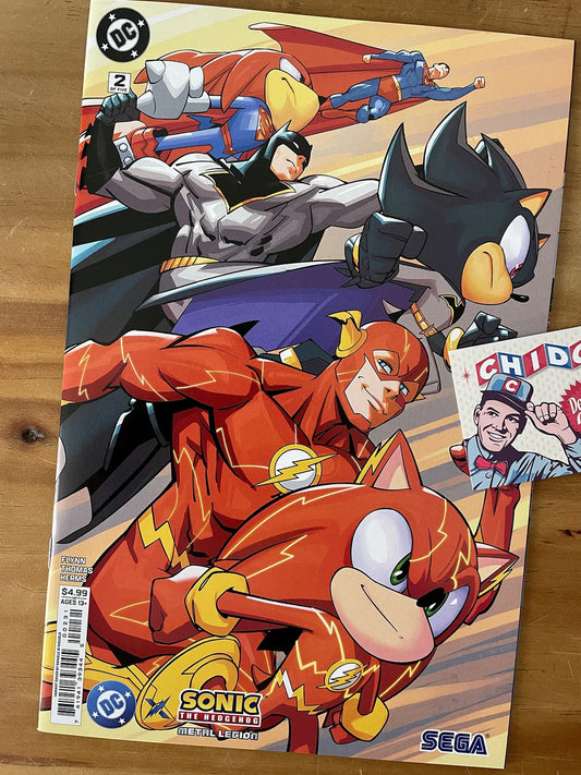 Comic - Dc X Sonic The Hedgehog The Metal Legion #2 Flash