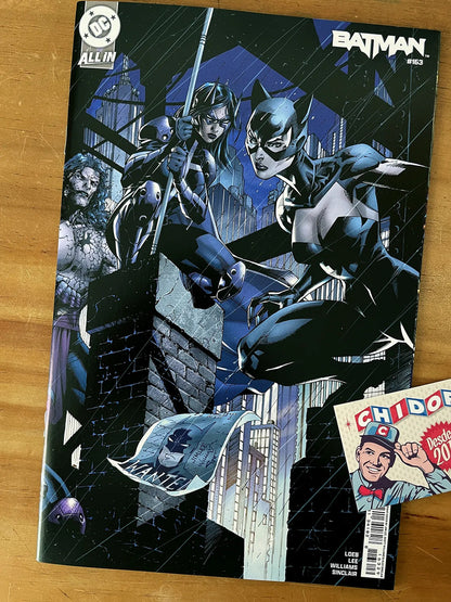 Comic Set - Batman #163 Heroes Hush Connecting Set Jim Lee