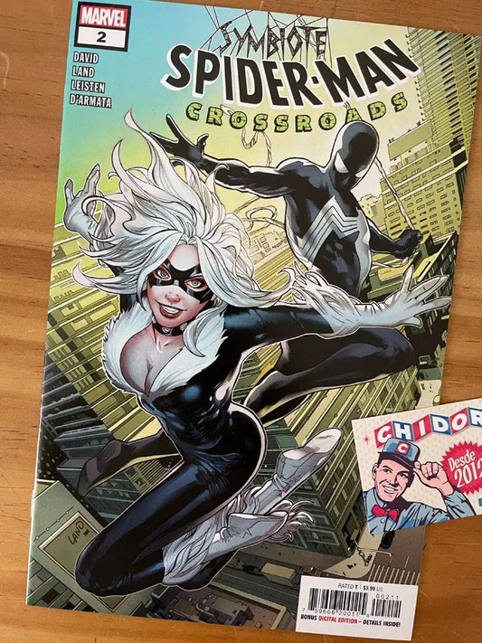 Comic - Symbiote Spider-man Crossroads 2 Black Cat Greg Land